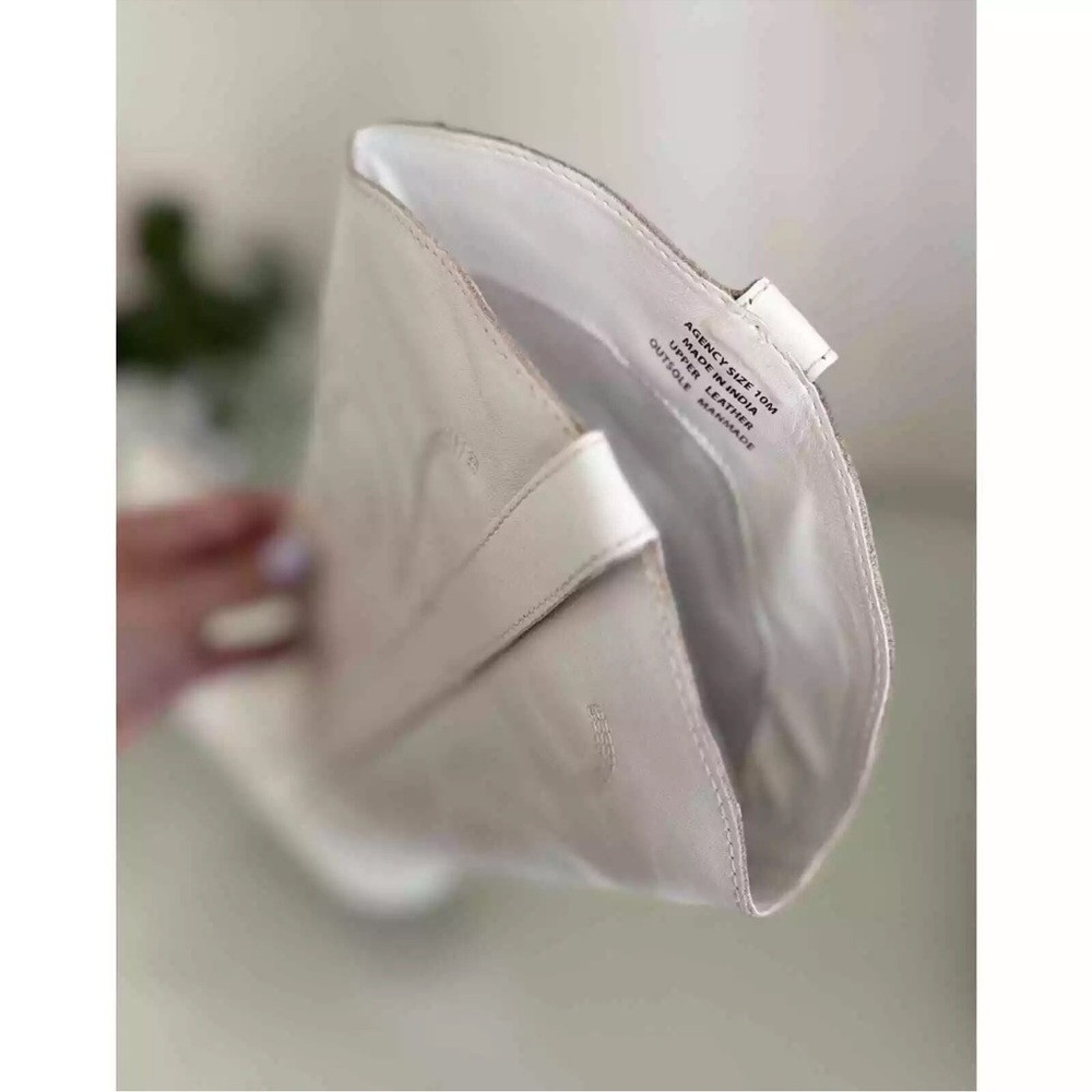 Agency Boot, Size 10, Genuine Leather, Designer Matisse White 2" Heel - Picture 8 of 13